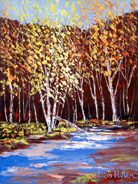 Birches along the Battenkill